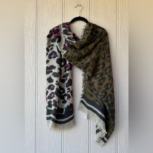 Anna & Ava Animal Print Oblong Scarf